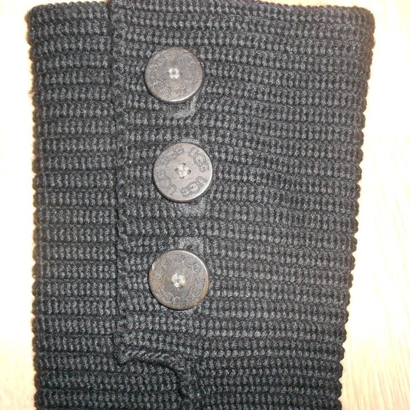 UGG Australia SN 5819 Black CLASSIC CARDY Women's Tall Knee High Winter Boot 10 - Picture 3 of 8